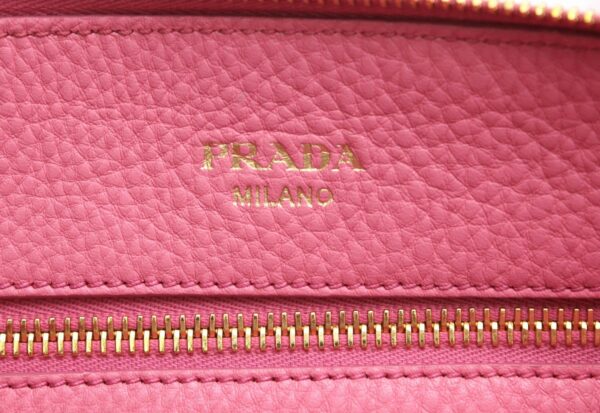 11681889 8 Prada 2WAY Handbag Shoulder Bag Leather Begonia Pink