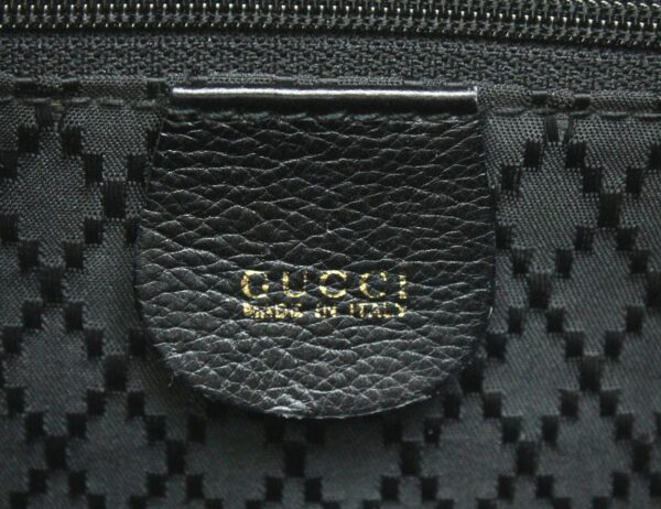 11681904 8 Gucci Bamboo Rucksack Black