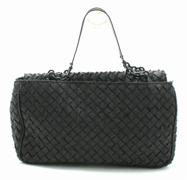 11690280 Bottega Veneta Nero Cellulose Party Bag Handbag Black