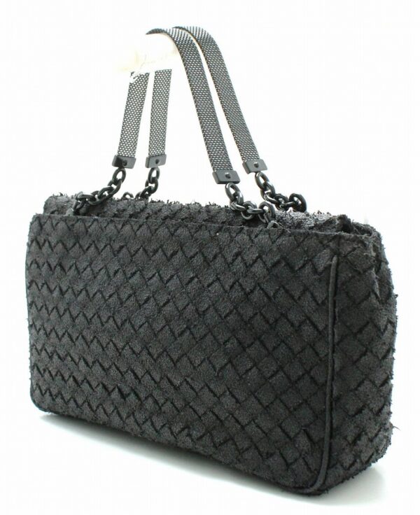 11690280 1 Bottega Veneta Nero Cellulose Party Bag Handbag Black