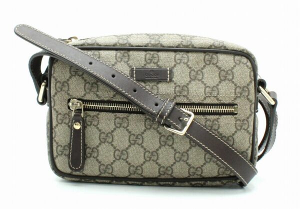 11690483 Gucci GG Supreme Crossbody Bag Beige