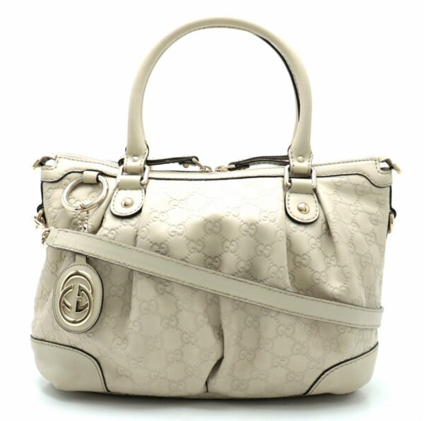 11690609 Gucci Diamante Handbag White