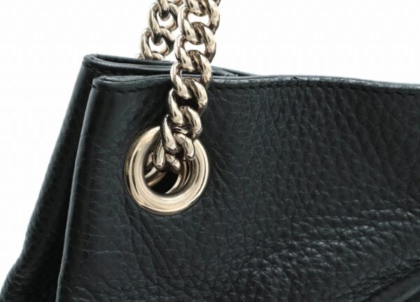 11690610 6 Gucci Soho Chain Shoulder Bag Black