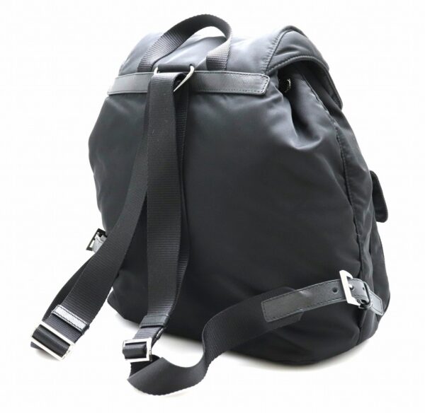 11690694 1 Prada Backpack Rucksack Nylon Leather Black