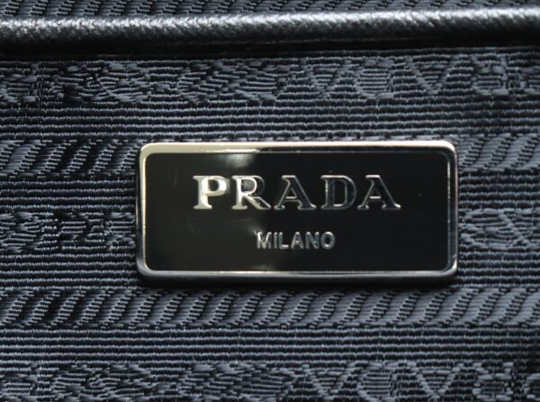 11690694 8 Prada Backpack Rucksack Nylon Leather Black