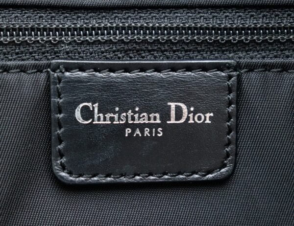 11690719 8 Christian Dior Trotter Tote Bag Leather Gray Navy