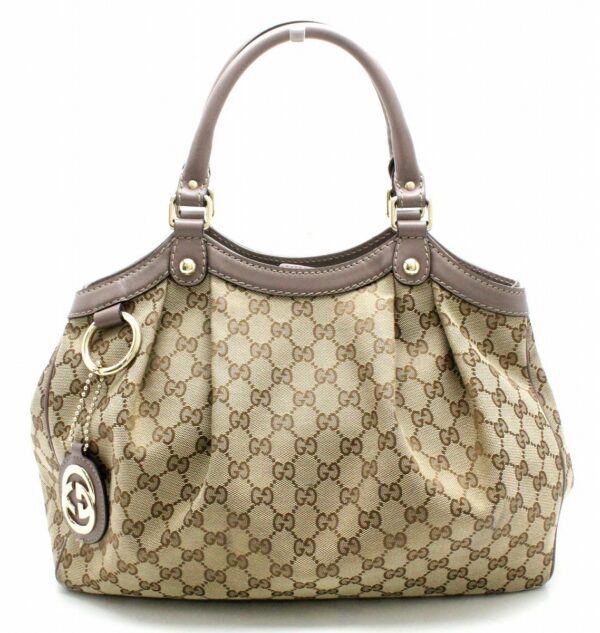 11690749 Gucci GG Canvas Sookie Handbag Khaki