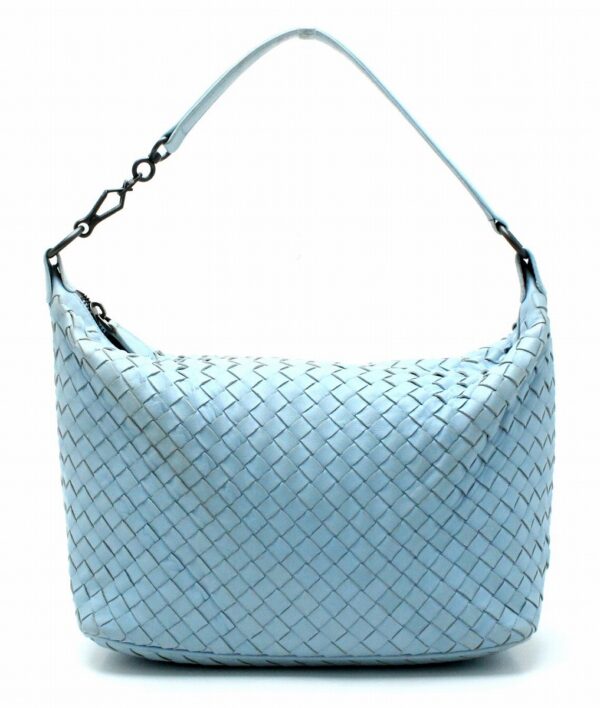 11690760 Bottega Veneta Intrecciato Handbag Shoulder Blue