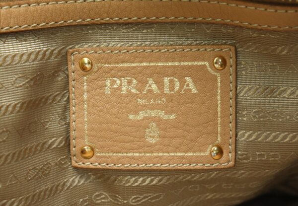 11690855 8 Prada 2WAY Tote Bag Handbag Leather Brown