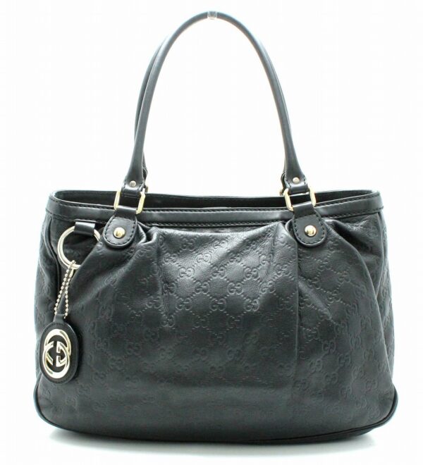 11690903 Gucci Sookie Guccisima Handbag Black