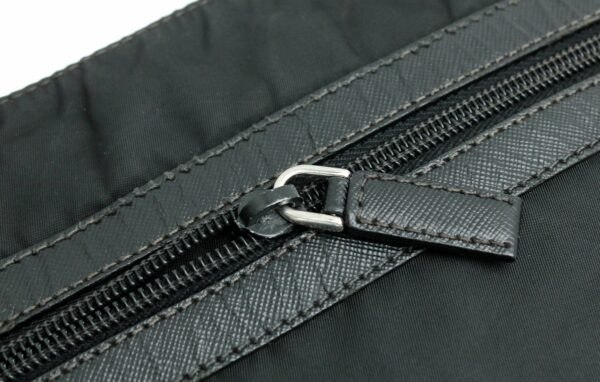 11691088 5 Prada Shoulder Bag Nylon Leather Nero Black