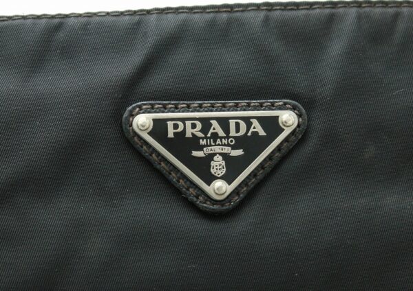 11691088 8 Prada Shoulder Bag Nylon Leather Nero Black