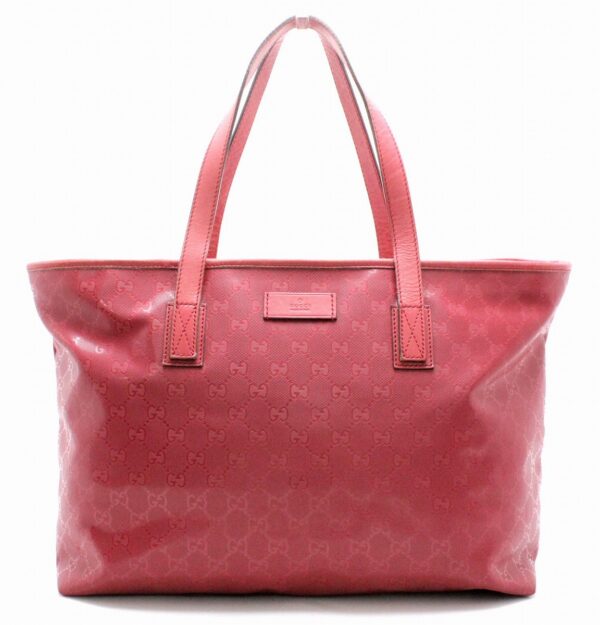 11691223 Gucci Imperime GG Supreme Tote Bag Red