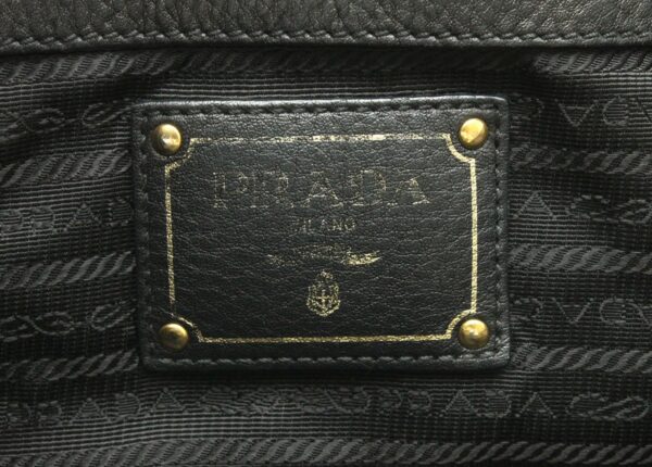 11691261 7 Prada 2WAY Handbag Crossbody Nylon Leather Nero Black