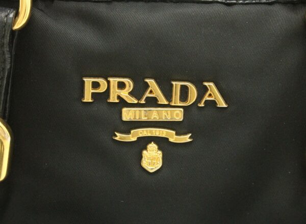 11691261 8 Prada 2WAY Handbag Crossbody Nylon Leather Nero Black