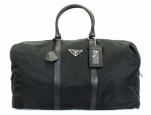 11691265 Prada Business Briefcase Leather Nero Black