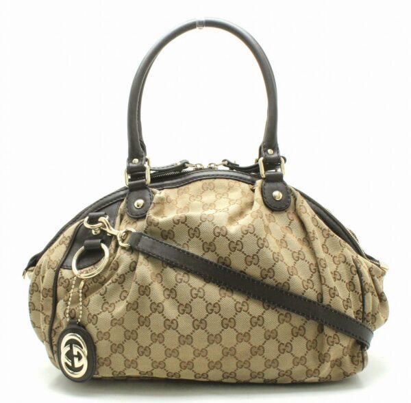 11691282 Gucci Sookie GG Handbag 2WAY Shoulder Bag Brown