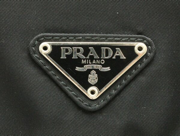 11691311 8 Prada Nylon Vela Shoulder Bag Leather Black