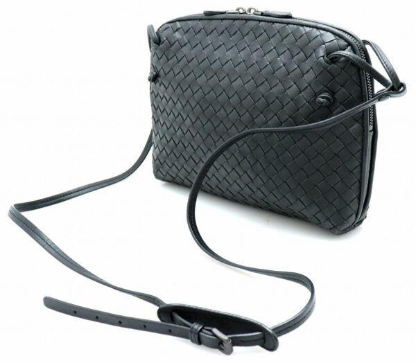 11691533 1 Bottega Veneta Shoulder Bag Diagonal Calf Leather Black