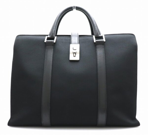 11691643 Gucci Briefcase Leather Black