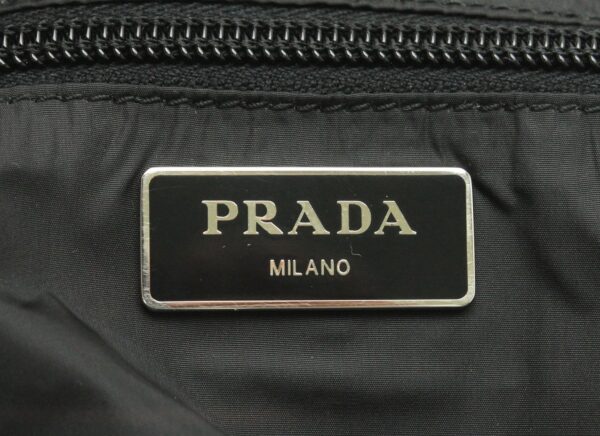 11691656 7 Prada Tessuto Saffi 2WAY Shoulder Bag Nylon Nero Black