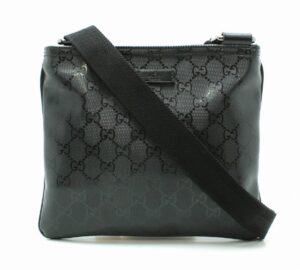 11700286 Prada Gathered Handbag Ribbon Nylon Black