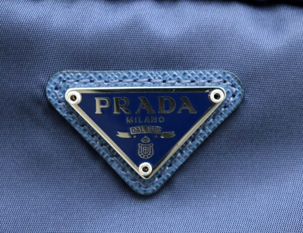 11700295 7 Prada Denim Pouch Royal Blue