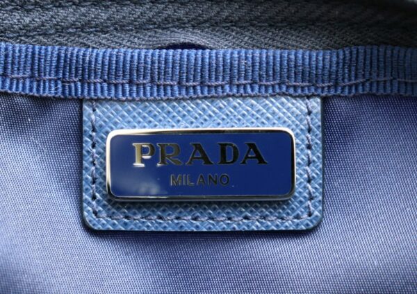 11700295 8 Prada Denim Pouch Royal Blue