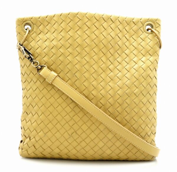 11700467 Bottega Veneta Intrecciato Handbag Tote Bag Leather Smoky Yellow