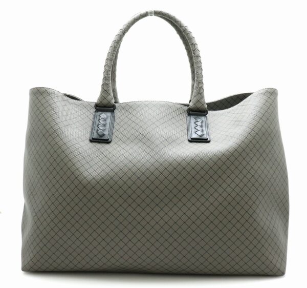 11700477 Bottega Veneta Marco Polo Tote Bag Shoulder Tote Gray