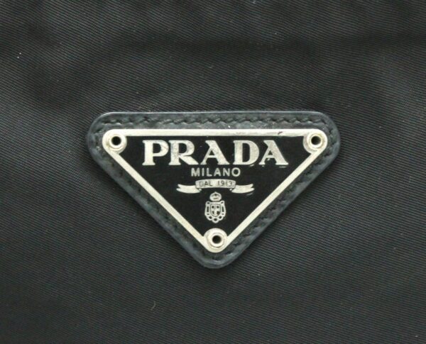 11700573 8 Prada Nylon Leather Backpack Black