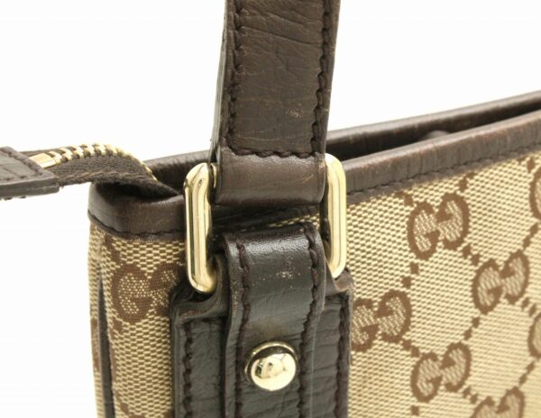 11700754 6 Gucci GG Sherry Line Crossbody Shoulder Bag Brown