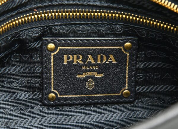 11700763 8 Prada 2WAY Shoulder Bag Leather Black