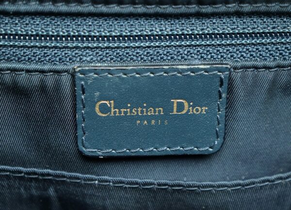 11700937 8 Christian Dior Trotter Handbag Leather Blue Navy