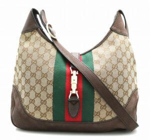 11701578 Gucci GG Tote Bag Canvas Blue Brown