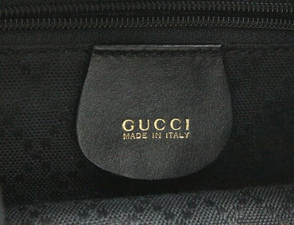 11701819 8 Gucci Bamboo Rucksack Backpack Leather Black