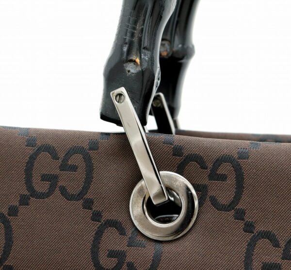 11701822 6 Gucci Bamboo Nylon Brown