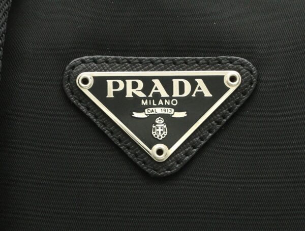 11710344 8 Prada Nylon Viaggio Leather Backpack Nero Black