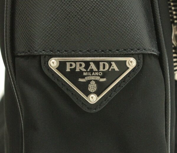 11710662 8 Prada Shoulder Bag Nylon Leather Nero Black