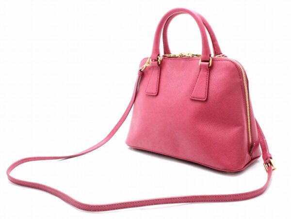 11710836 1 Prada Saffiano Lux 2WAY Handbag Fuxia Pink