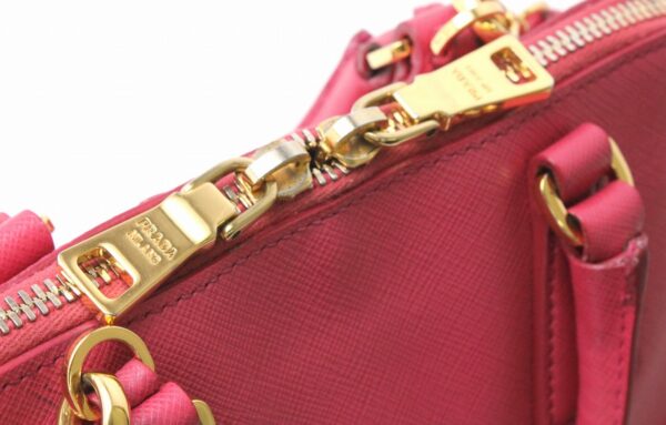 11710836 5 Prada Saffiano Lux 2WAY Handbag Fuxia Pink