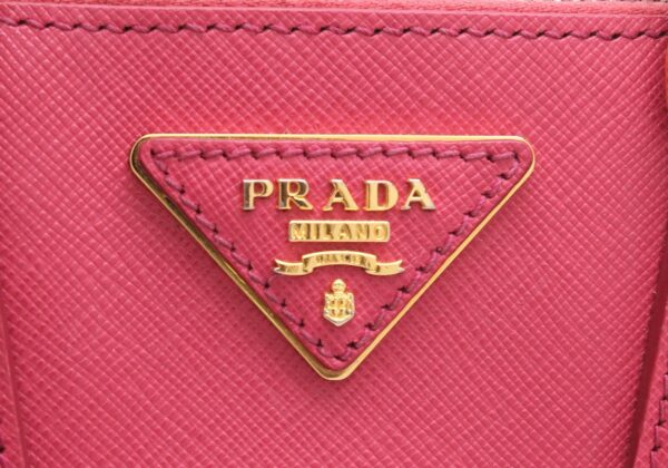 11710836 8 Prada Saffiano Lux 2WAY Handbag Fuxia Pink