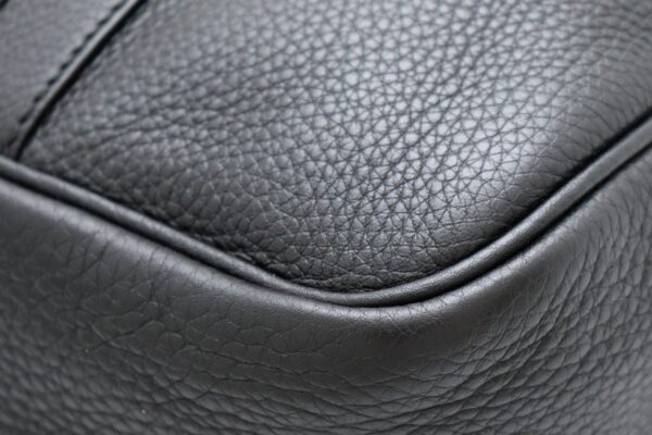 11711067 2 Gucci Embossed Leather Briefcase 2WAY Black