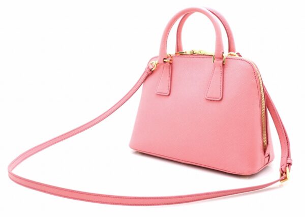 11711084 1 Prada Saffiano 2WAY Handbag Geranio Pink