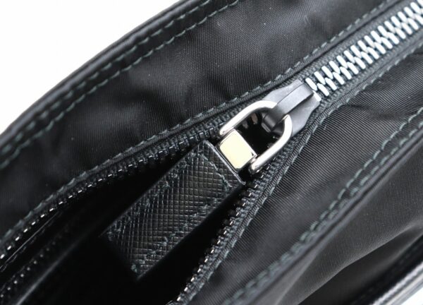 11711092 5 Prada Tessuto Saffiano Crossbody Bag Nylon Nero Black