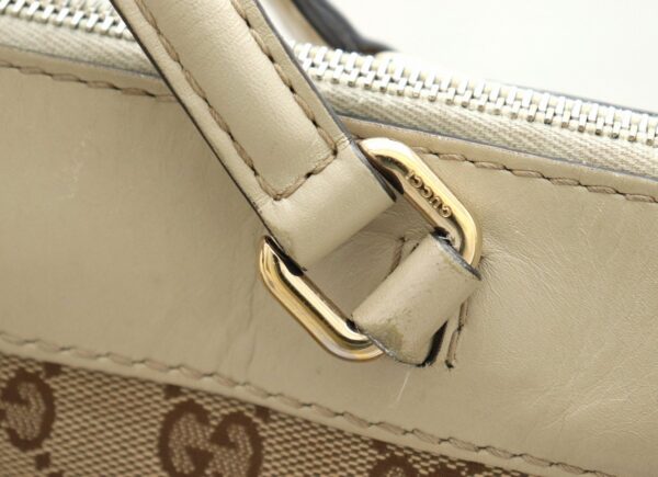 11711224 6 Gucci GG Mayfair 2WAY Shoulder Bag Leather Khaki Beige