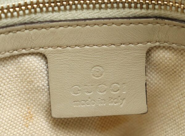 11711224 8 Gucci GG Mayfair 2WAY Shoulder Bag Leather Khaki Beige