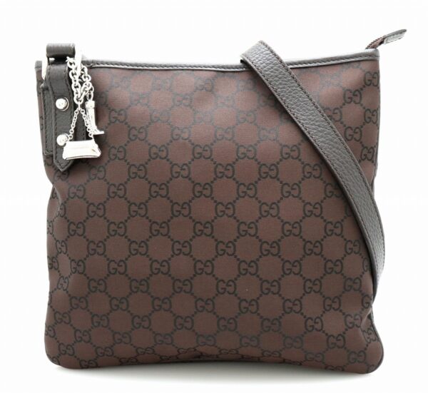 11711228 Gucci GG Shoulder Bag Diagonal Brown