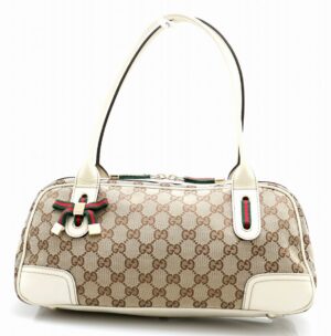 11711251 Gucci Backpack GG Supreme Small Eden Beige Black