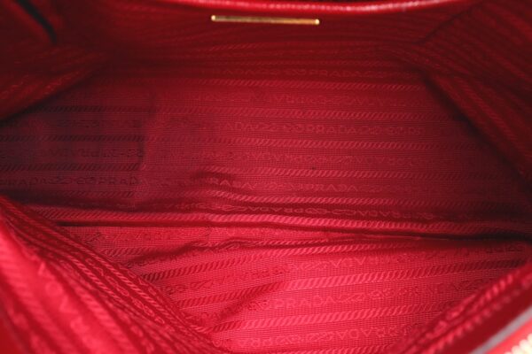 11711280 4 Prada Saffiano Logo Handbag Rosso Red